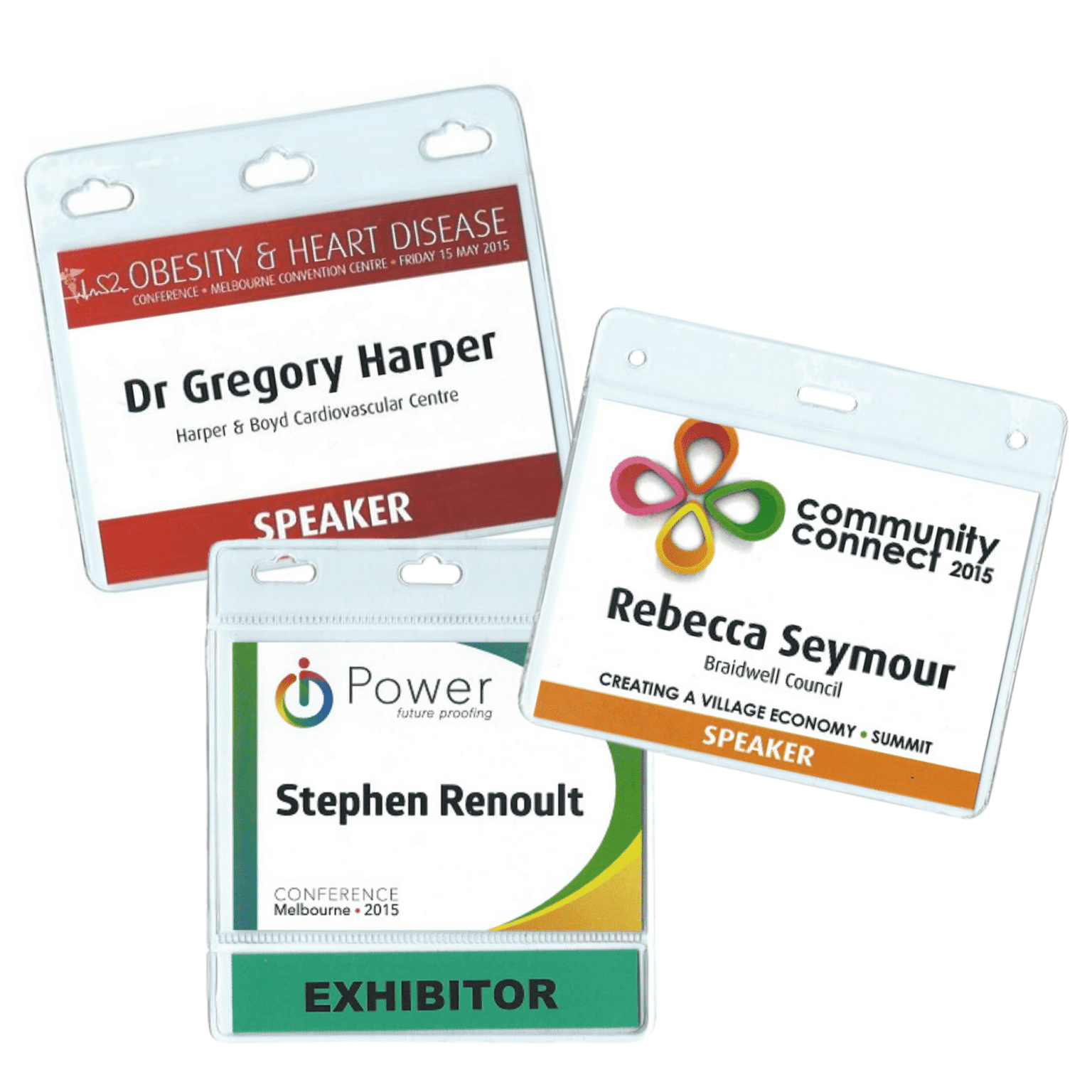 Fully Produced Name Tag 105 X 74mm Landscape EziTag Fully Produced Name Tag 105 X 74mm Landscape EziTag